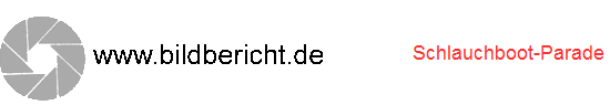Schlauchboot-Parade